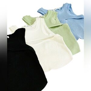 MAC & KELLY NWT - Neptune Rib Knit Top